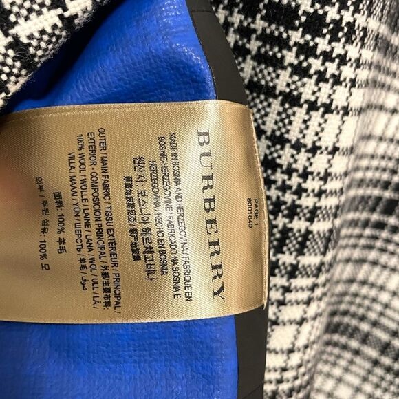 Burberry London England Wool Jacket With Cobalt Blue Lining 😍 - Picture 14 of 16